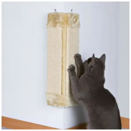 Когтеточка Trixie Scratching Board для кошек угловая, бежевая, 23х49 см