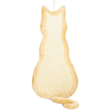 Когтеточка Trixie Cat для кошек, плоская, бежевая, 35х69 см (плюш/полиэстер)