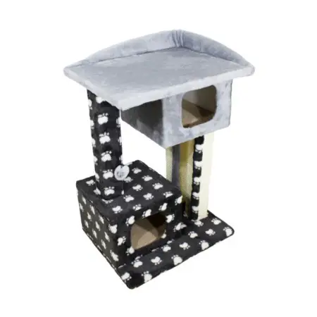 Дряпка Lucky Pet будинок "Каньйон" хутро, сірий, 57x44x79см