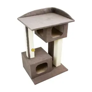 Дряпка Lucky Pet будинок "Каньйон" коричневий, 57х44х79см
