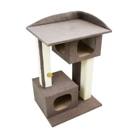 Когтетчока Lucky Pet дом "Каньон" коричневый, 57х44х79см