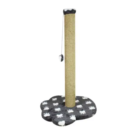 Дряпка Lucky Pet "Лапка" велика Чорна, джут 38х38х66см