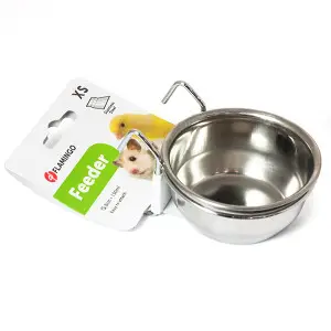 Flamingo Feeder With Hook ФЛАМІНГО годівниця для мишей, хом’яків, дегу, шиншил, невеликих птахів, навісна з гачками
