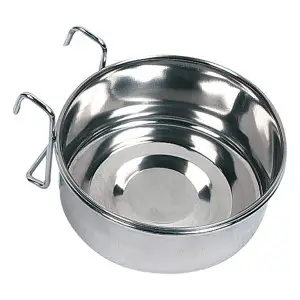 Flamingo Feeder With Hook ФЛАМІНГО годівниця для кроликів, морських свинок, середніх папуг, навісна з гачками , 600 мл