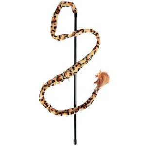 Flamingo Leopard Fishing Rod ФЛАМІНГО ЛЕОПАРД вудка дражнила іграшка для котів