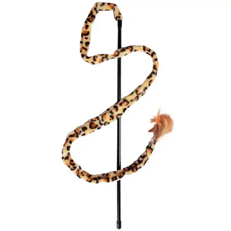 Flamingo Leopard Fishing Rod ФЛАМИНГО ЛЕОПАРД удочка дразнила игрушка для кошек