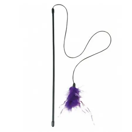 Flamingo Rod Plumeau ФЛАМИНГО удочка дразнилка с перьями, игрушка для кошек