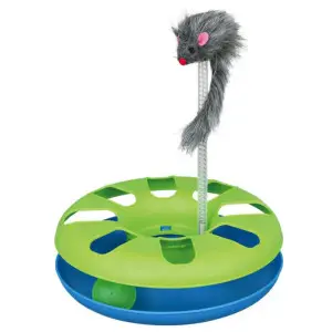 Іграшка Trixie Трек ігровий з мишкою «Crazy Circle» для котів, d:24 см, h:29 см