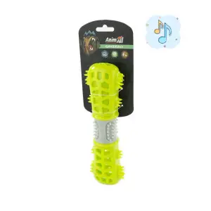 AGrizZzly 0150 Іграшка мультифункціональна кістка, зелена-сіра, (24,4х7,3х5,1 см)