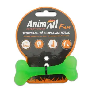 AnimAll Фан 88105 Кістка 8 см зелена