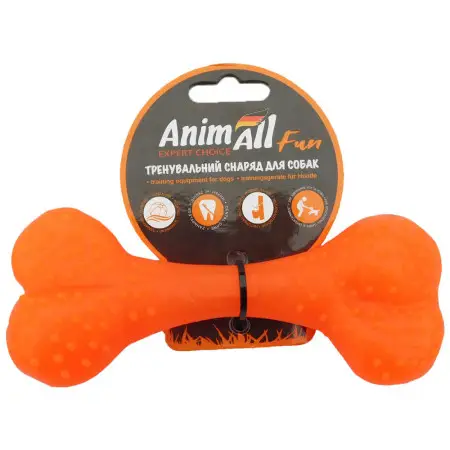AnimAll Фан 88122 кость 15 см оранжевая
