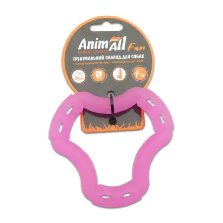 AnimAll Фан 88204 кільце 6 сторін 12 см фіолетове