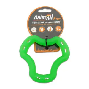 AnimAll Фан 88205 кільце 6 сторін 12 см зелене