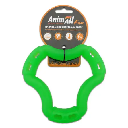 AnimAll Фан 88215 кільце 6 сторін 15 см зелене