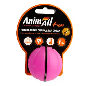 AnimAll Фан м'яч тренувальний 5 см фіолетовий