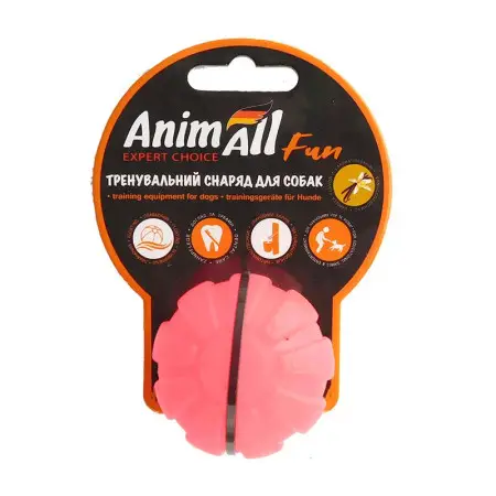 AnimAll Фан м'яч тренувальний 5 см кораловий