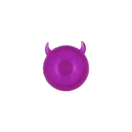 AnimAll Fun м'яч чортик з пищалкою 45 мм фіолетовий