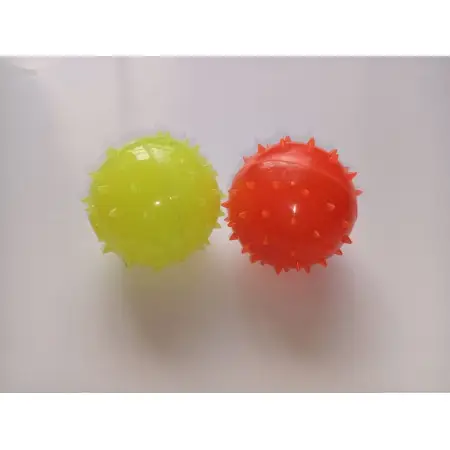 AnimAll Fun мяч шипованный с пищалкой 75 мм синий