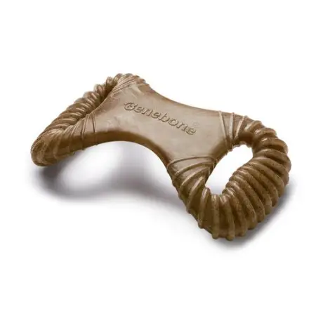 Benebone Dental Chew Bacon іграшка міцна для гризіння Дентал кістка, зі смаком бекону, розмір MEDIUM, для собак вагою до 27 кг