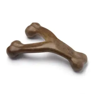 Benebone Wishbone Bacon іграшка міцна для гризіння Важіль, зі смаком бекону, розмір GIANT, для собак вагою до 54 кг