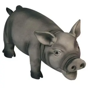 Flamingo Black Pig ФЛАМІНГО ПОРОСЯ ХРЮКАЮЧЕ ЧОРНЕ латексна іграшка для собак