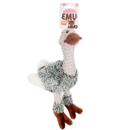 Flamingo Emu Plush ФЛАМІНГО СТРАУС ЕМУ м’яка іграшка з пищалкою для собак