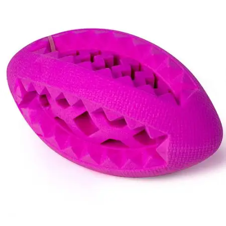 Flamingo Foam Dina Rugby ФЛАМІНГО РЕГБІ М’ЯЧ іграшка для собак Малина