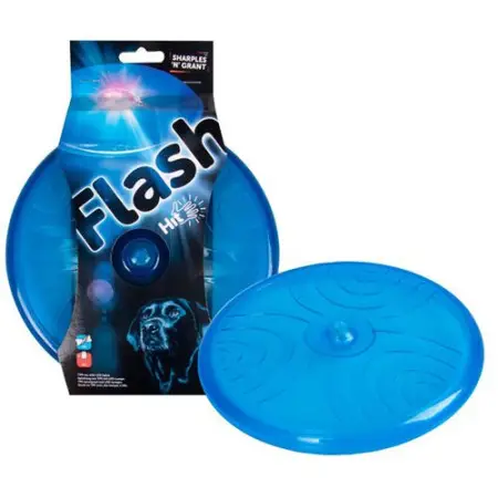 Flamingo Frisbee+LED ФЛАМИНГО ФРИСБИ с LED подсветкой резиновая игрушка для собак