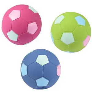 Flamingo Latex Football ФЛАМІНГО ФУТБОЛЬНИЙ М’ЯЧ латексна іграшка з пищалкою для собак 8 см