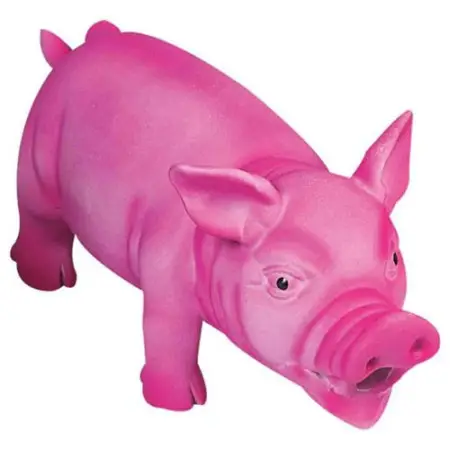 Flamingo Pink Pig ФЛАМІНГО ПОРОСЯ ХРЮКАЮЧЕ РОЖЕВЕ латексна іграшка для собак