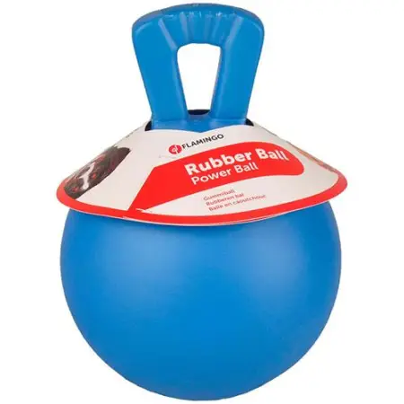 Flamingo Power Ball ФЛАМІНГО М’ЯЧ З РУЧКОЮ гумова іграшка для собак 16 см