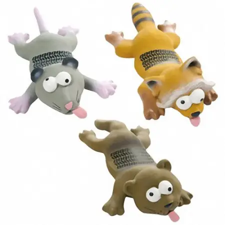 Flamingo Road Kill Mouse Fox Bear ФЛАМИНГО РАЗДАВЛЕННЫЕ МЫШЬ ЛИСА МЕДВЕДЬ латексные игрушки для собак