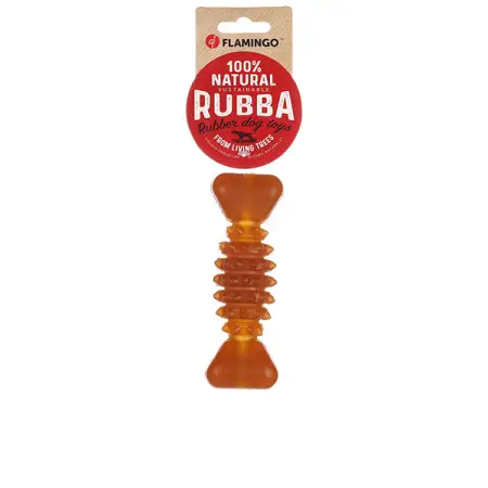 Flamingo Rubba Bone ФЛАМІНГО КІСТКА ГУМОВА З ШИПАМИ іграшка для собак 14 см