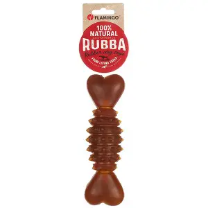 Flamingo Rubba Bone ФЛАМІНГО КІСТКА ГУМОВА З ШИПАМИ іграшка для собак 20 см