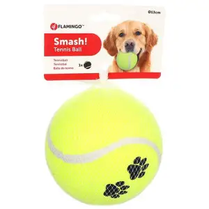 Flamingo Smash Tennis Ball ФЛАМІНГО СМЕШ тенісний м’яч 13см, іграшка для собак