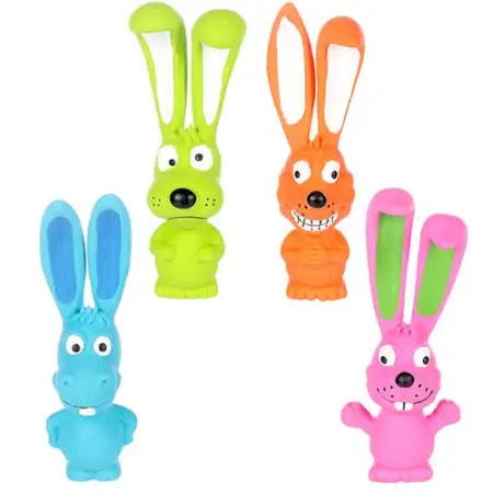 Flamingo Teeta Donkey Dog Fox Rabbit ФЛАМІНГО ТІТА ВІСЛЮК СОБАКА ЛИСИЦЯ КРОЛИК латексна іграшка з пищалкою для собак
