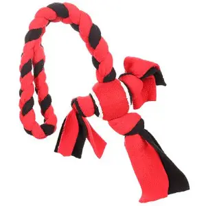 Flamingo Womas Fleece Rope With Ball ФЛАМІНГО ВОМАШ МОТУЗКА З М’ЯЧЕМ іграшка для собак