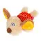 Іграшка для собак Собачка з пищалкою GiGwi Plush Friendz, текстиль, пластик, 13 см