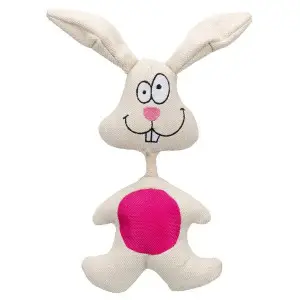 Игрушка Trixie Кролик с пищалкой для собак, 29 см (текстиль)