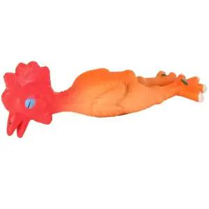 Игрушка Trixie Цыплёнок с пищалкой для собак, 15 см (латекс)