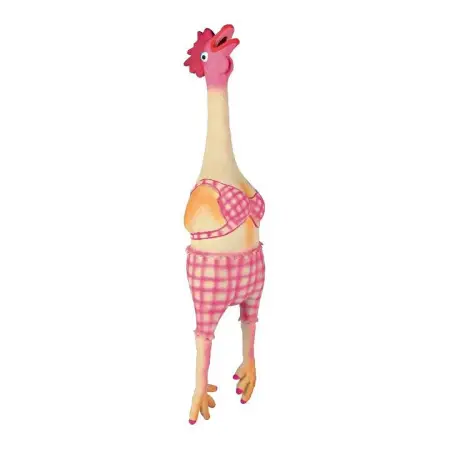 Игрушка Trixie Курица с пищалкой для собак, 48 см (латекс)