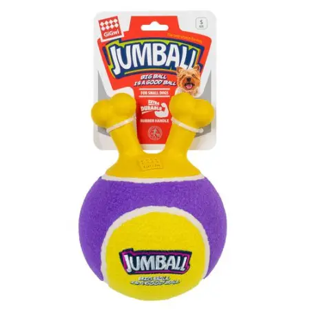 Іграшка для собак Великий тенісний м'яч GiGwi JUMBALL, латекс, гума, 18 см