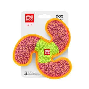 Іграшка для собак WAUDOG Fun, "Пропелер", Ш 21см, Д 21 см рожевий