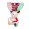 Іграшка для собак Зайчик з кільцем та пищалкою GiGwi Plush Friendz, текстиль, термопластична гума, 16 см