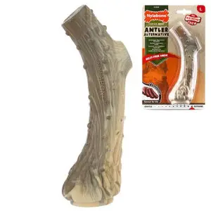 Nylabone Extreme Chew Antler НІЛАБОН РІГ ОЛЕНЯ жувальна іграшка L, для собак до 23 кг, смак оленини