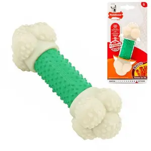 Nylabone Extreme Chew Double Action НІЛАБОН ПОДВІЙНА ДІЯ жувальна іграшка S, для собак до 11 кг, смак бекону