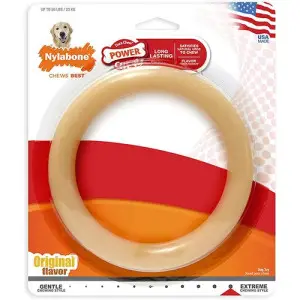 Nylabone Extreme Chew Ring НІЛАБОН КІЛЬЦЕ жувальна іграшка L, для собак до 23 кг, смак курки