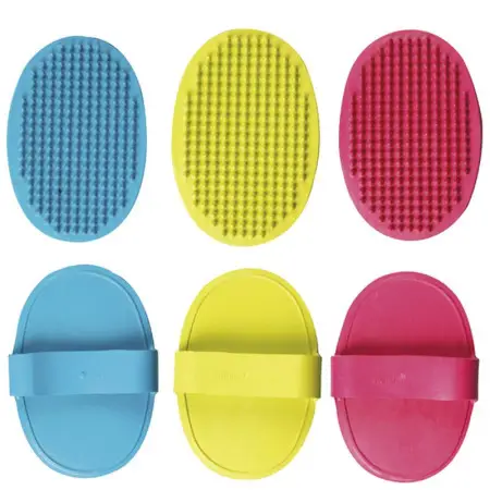 Flamingo Brush Oval ФЛАМІНГО БРАШ ОВАЛ гумова масажна щітка для собак , 9х3х13,5 см