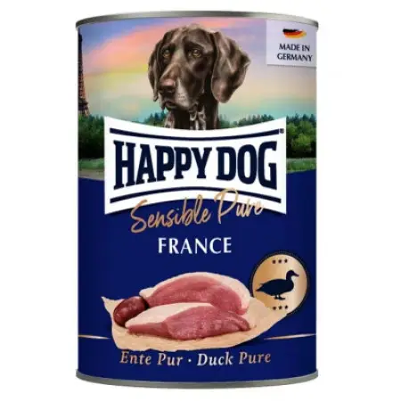 Вологий корм Happy Dog Sensible Pure Ente для собак з качкою 800 г