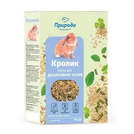 Корм для кроликов Природа Кролик, 500 г (PR241075)